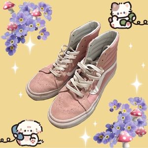 VANS Pig Suede Sk8-Hi Womens Shoes 💗